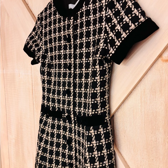Hill House Allegra in store now Black and White Mini Dress - Picture 9 of 9